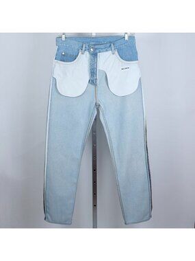 Helmut Lang Inside Out 97 Blue Jeans sz 27 fits a true 32 waist